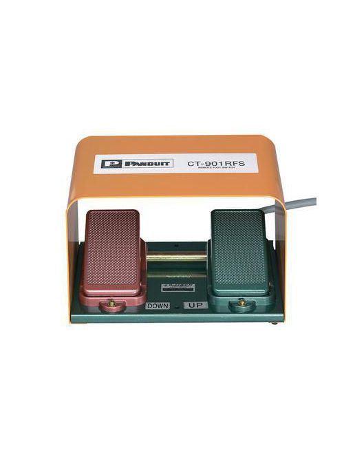 Product image for Panduit CT-901RFS Dual Electrical Foot Switch That Allows Convenient "hands Free" Operation Of The Panduit Ct-901hp Orange Ct-8250hp Electric Hydraulic Pumps Used With Panduit Remote Hydraulic Crimp Heads