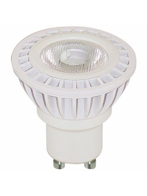 Product image for Satco S9008 - 5 watt; MR16 LED; 3000K; 40 deg beam spread; GU10 base; 120 volts; Carded