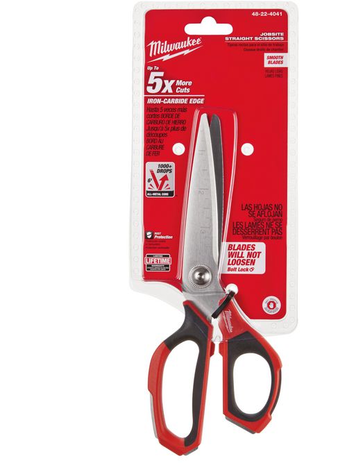 Milwaukee 48-22-4041 Jobsite Straight Scissors Milwaukee 48-22-4041 Jobsite Straight Scissors