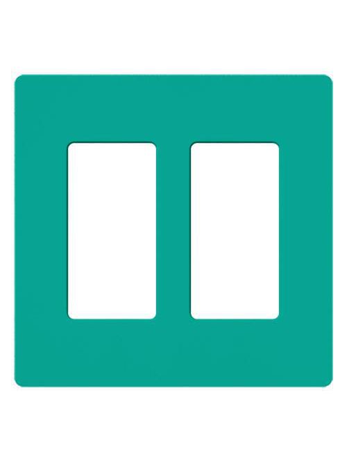 Product image for LUT SC-2-TQ SATIN WALLPLATE 2GANG