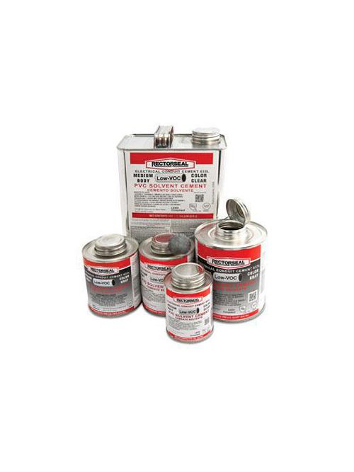 Product image for RectorSeal 55996 633 Liter Quart Medium PVC Solvent Cement
