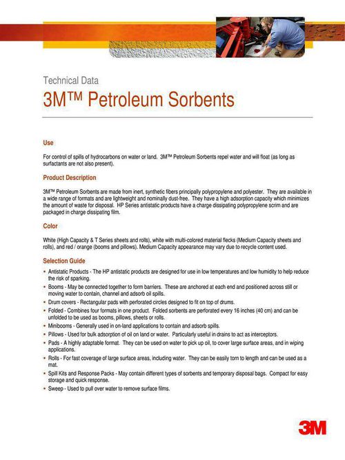 3M T151 T-151 PETROL SORB PAD 200 P 3M T151 T-151 PETROL SORB PAD 200 P