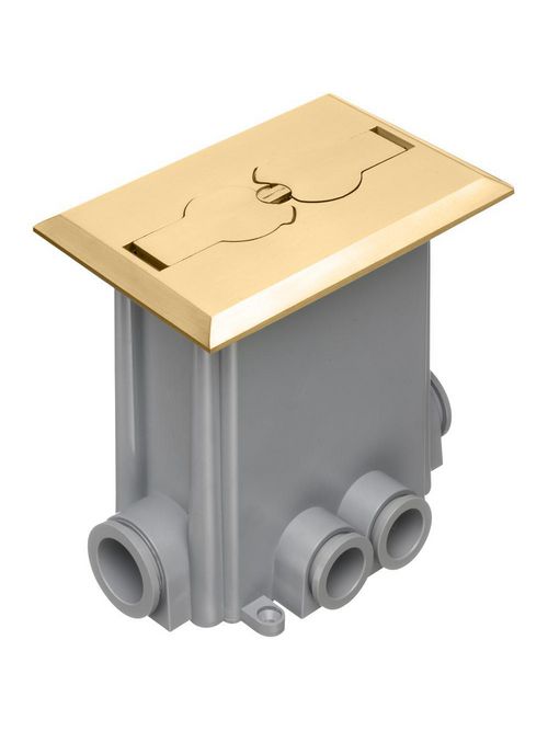 ARL FLBCF101MB BRASS FLOOR BOX CONC ARL FLBCF101MB BRASS FLOOR BOX CONC