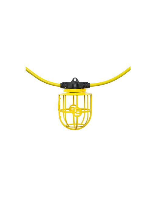 Ericson Manufacturing Company 143100STWY-1W 100 Foot 600 Volt 14/3 AWG STW 3-Wire NEMA 5-15P Molded Stringlight Ericson Manufacturing Company 143100STWY-1W 100 Foot 600 Volt 14/3 AWG STW 3-Wire NEMA 5-15P Molded Stringlight