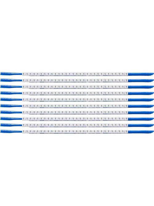Brady 33001 Clip Sleeve and Wire Markers - Legend: 1 Brady 33001 Clip Sleeve and Wire Markers - Legend: 1