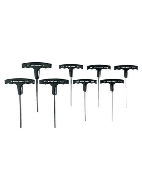 Product image for Klein 76212 T-Handle Hex-Key - 4-1/2" Blade Length x 3/16" Hex