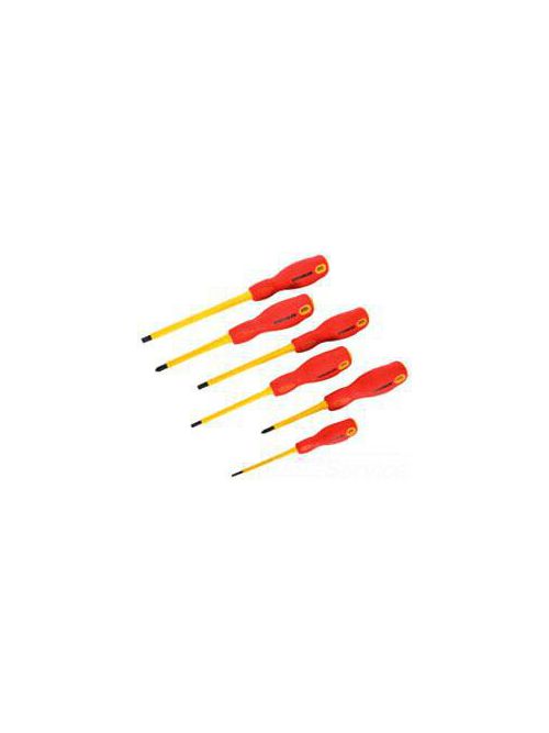 Product image for Greenlee 0157-01I 1000 VAC/VDC 6-Piece Insulated Screwdriver Set