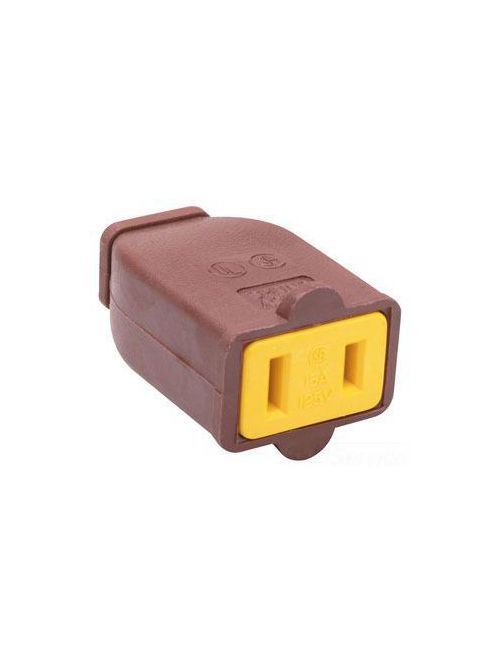 Product image for Pass & Seymour SA155CC10 Brown Household Device Plug and Connector