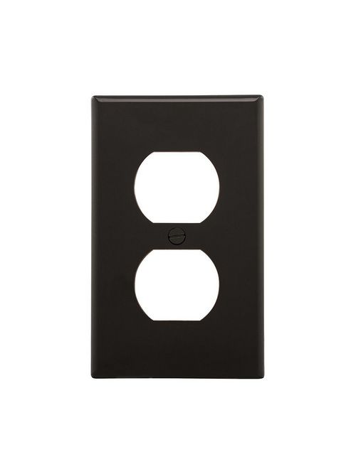 Product image for EWD 5132BK-SP Wallplate 1G Duplex R