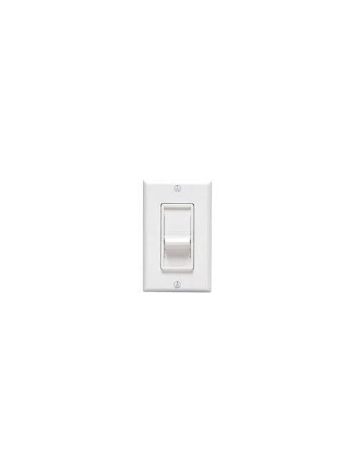 Leviton 6621-W 600 W White Decora Slide Dimmer Product image for Leviton 6621-W 600 W White Decora Slide Dimmer
