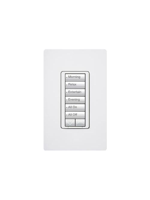 Lutron Electronics RRD-H6BRL-LA 30 Foot 120 VAC 450 W 6-Button Light Almond wall Mount Hybrid Keypad Lutron Electronics RRD-H6BRL-LA 30 Foot 120 VAC 450 W 6-Button Light Almond wall Mount Hybrid Keypad