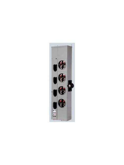 Siemens Industry WMM52125J 120/208/240 VAC 125 Amp 3-Phase 65 kA 4-Wire 5-Jaw 5-Position Ring Meter Stack Siemens Industry WMM52125J 120/208/240 VAC 125 Amp 3-Phase 65 kA 4-Wire 5-Jaw 5-Position Ring Meter Stack