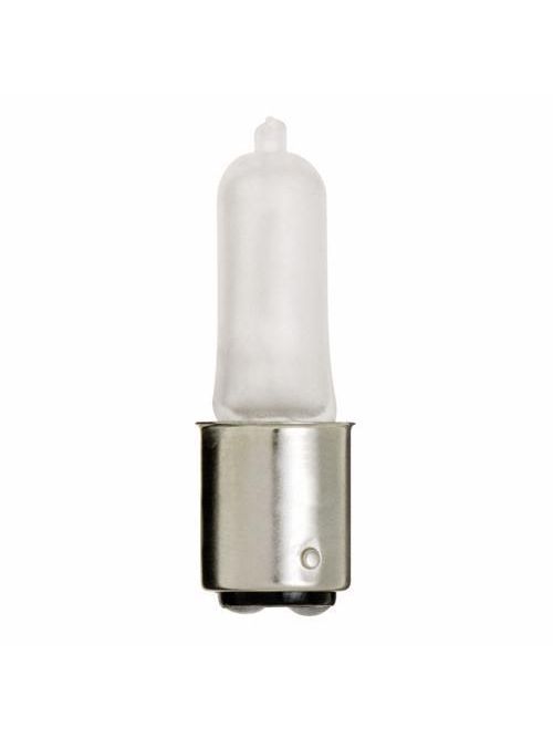 Product image for Satco S1922 250 Watt; Halogen; T4 1/2; Frosted; 2000 Average rated hours; 3780 Lumens; DC Bay base; 120 Volt