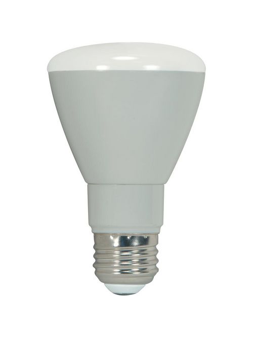 Product image for Satco S9141 - 7 watt; LED R20; 3000K; 106' beam spread; Medium base; 120 volts; dimmable