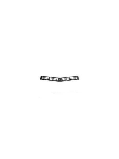 LEV 49256-H24 PNL QP 24PT 1U ANGLED LEV 49256-H24 PNL QP 24PT 1U ANGLED