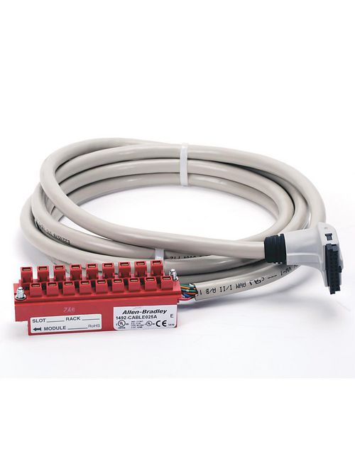 Allen Bradley 1492-CABLE025V Digital I/O Module Pre-Wired Cable Allen Bradley 1492-CABLE025V Digital I/O Module Pre-Wired Cable
