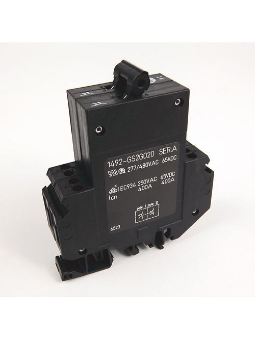 Allen-Bradley 1492-GS2G020 High Density 2 Amp Miniature Circuit Breaker and Supplementary Protector Allen-Bradley 1492-GS2G020 High Density 2 Amp Miniature Circuit Breaker and Supplementary Protector
