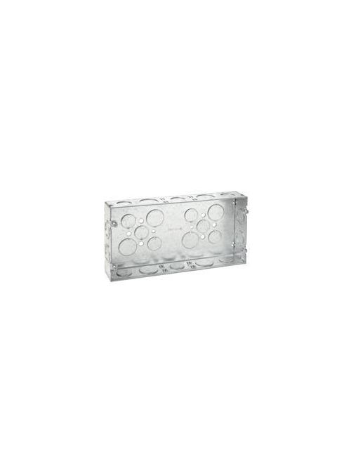 Crouse-Hinds Series TP874 14-1/16 x 2-1/2 x 4-1/2 Inch Steel 6-Gang Switch Box Crouse-Hinds Series TP874 14-1/16 x 2-1/2 x 4-1/2 Inch Steel 6-Gang Switch Box