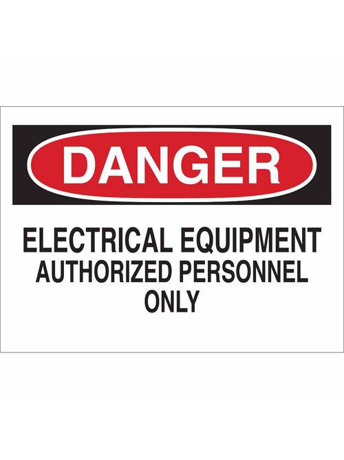 BRADY 84069 Sign,B302,Bk/Rd/Wt,14x1 BRADY 84069 Sign,B302,Bk/Rd/Wt,14x1