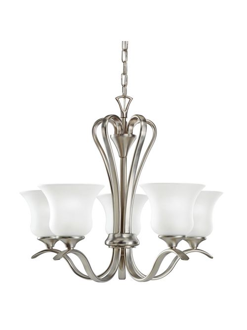 Product image for Kichler 2085NI Wedgeport 5-Light Brushed Nickel Chandelier