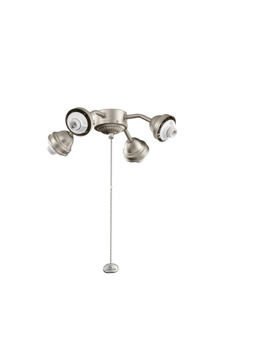 Product image for Kichler 350102NI 4 Light Bent Arm Fitt