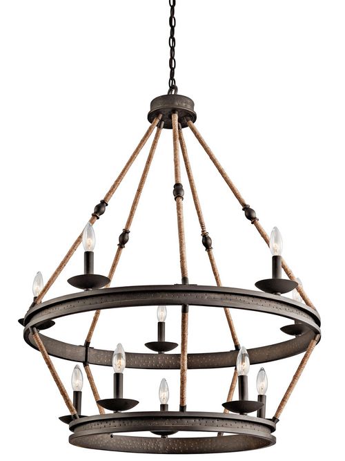 Product image for Kichler 43424OZ Chandelier 10Lt