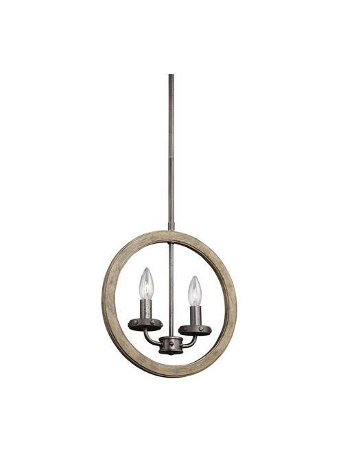 Product image for Kichler 43328DAG 2-Light Wall Mini Pendalette