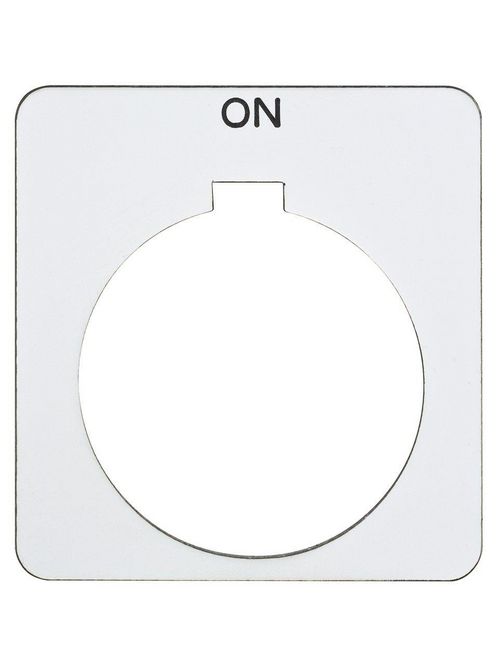 Product image for Square D 9001KN203WP Type K 30 mm Push Button Legend Plate
