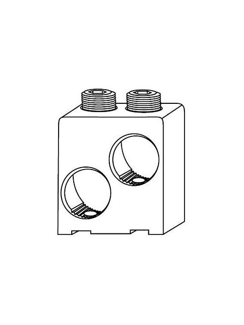 Product image for Square D CU600LI5 4/0 AWG to 500 MCM Copper Circuit Breaker Mechanical Lug Kit