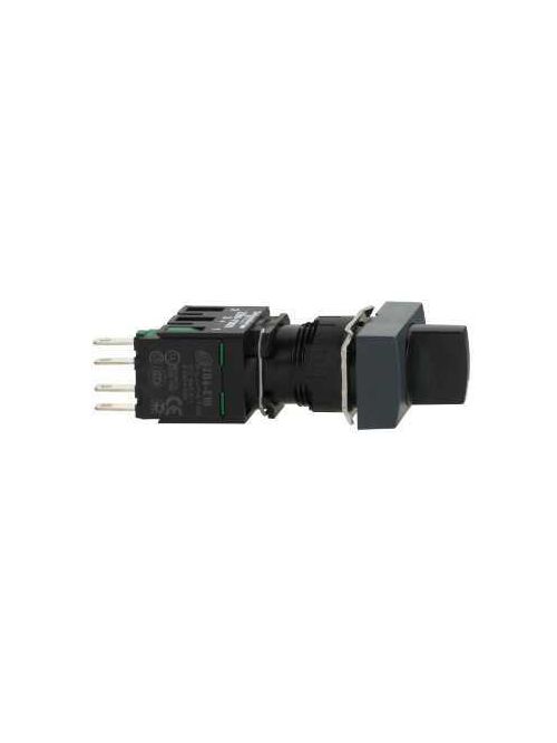 Product image for Square D XB6DD221B 16 mm 1.5 Amp 240 VAC 1NO 2-Position Maintained Rectangular Knob Non-Illuminated Selector Switch
