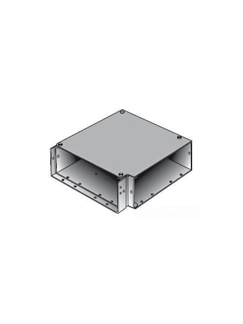 Square D RWT10HES 10 Inch Gray Electrodeposition Painted 14 Gauge Steel Wall Duct Horizontal Elbow with Surface Cover Product image for Square D RWT10HES 10 Inch Gray Electrodeposition Painted 14 Gauge Steel Wall Duct Horizontal Elbow with Surface Cover