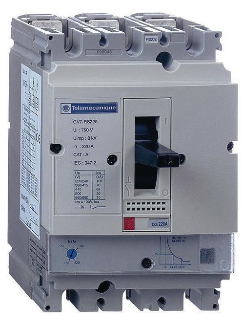 Product image for Square D GV7RS80 600 VAC 80 Amp 3-Pole Manual Starter