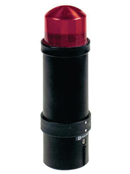 Product image for Square D XVBL6G4 70 mm 120 VAC 130 mA Red Polycarbonate Flash Strobe Illuminated Beacon with Flash Discharge Tube