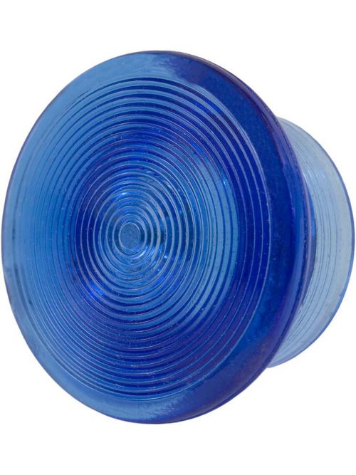 Product image for Square D 9001L20 1-3/8 Inch NEMA 1/2/3/3R/4/12/13 Blue Mushroom Push Button Knob