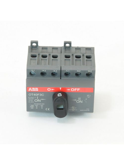 ABB OT40F3C 3P 40A UL508 MANUAL XFE ABB OT40F3C 3P 40A UL508 MANUAL XFE