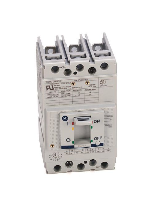 Allen Bradley 140MG-G8P-B30 3 Amp G-Frame Motor Protector Circuit Breaker Allen Bradley 140MG-G8P-B30 3 Amp G-Frame Motor Protector Circuit Breaker
