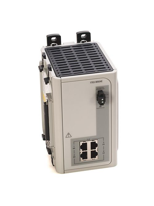 Allen Bradley 1783-MX04E Stratix 8000 Ethernet Managed Switch Expansion Module with 4-PoE Port Allen Bradley 1783-MX04E Stratix 8000 Ethernet Managed Switch Expansion Module with 4-PoE Port