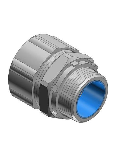 Product image for Thomas & Betts LT702 3/4 Inch Steel Insulated Straight Liquidtight Conduit Connector
