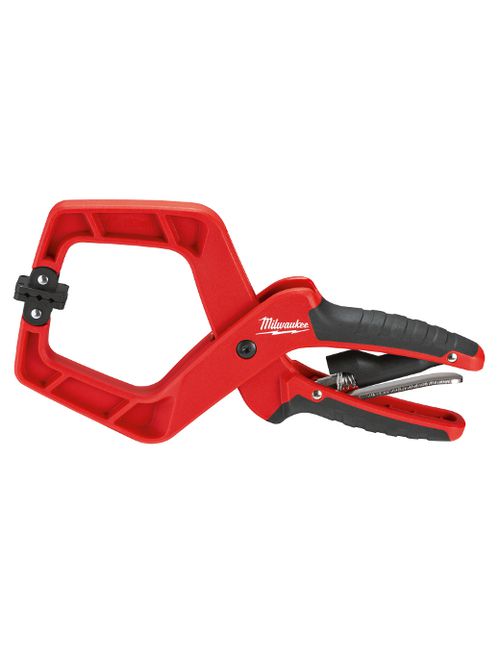 Product image for Milwaukee 48-22-3004 4" Plus Stop Lock Hand Clamp with Durable Grip