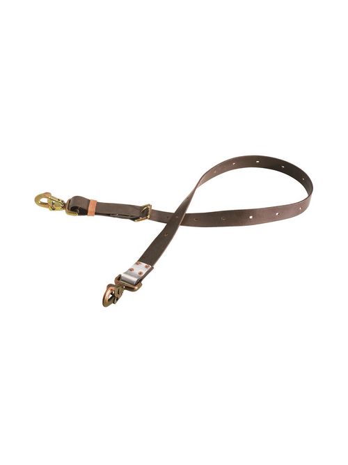 Klein Tools KL5295-6L 6 Foot Steel Locking Snap Hook Adjustable Positioning Strap Klein Tools KL5295-6L 6 Foot Steel Locking Snap Hook Adjustable Positioning Strap