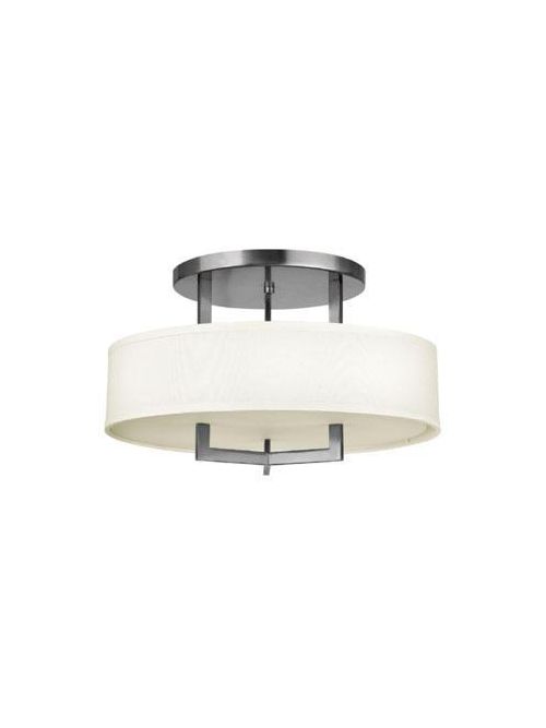 Product image for Hampton 3 Light Medium Semi-Flush Mount - Antique Nickel