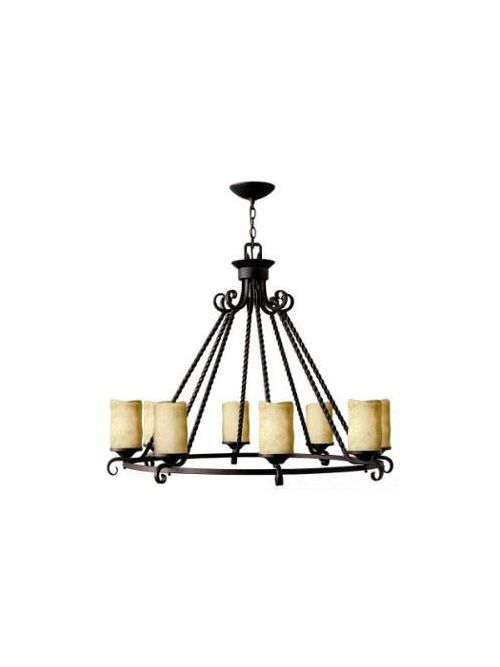 Product image for Casa 8 Light Large Chandelier - Olde Black