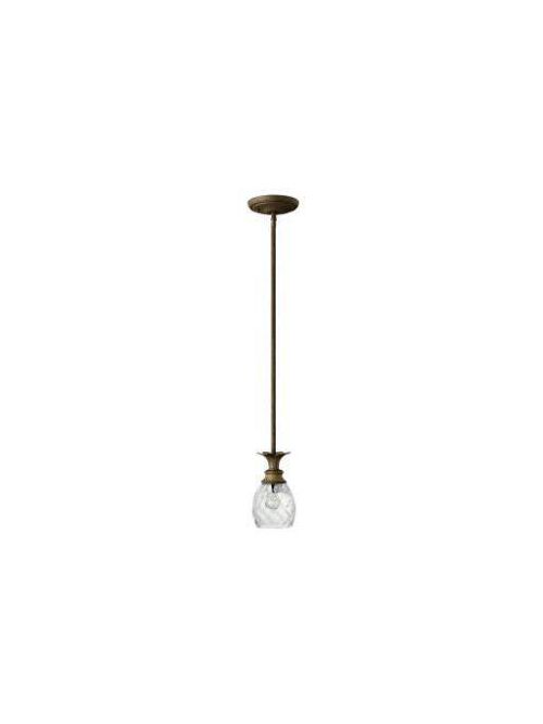 Product image for Plantation 1 Light Small Pendant - Pearl Bronze