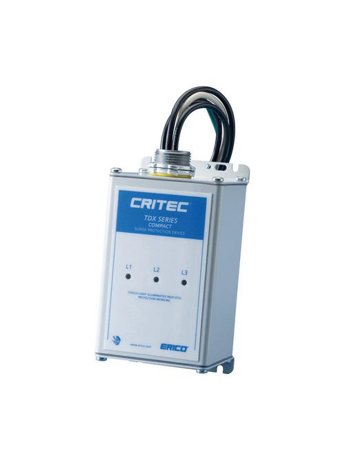 Product image for Erico TDX50C120/208 Compact TDX Panel Protector, 50 kA, 120/208 V Un