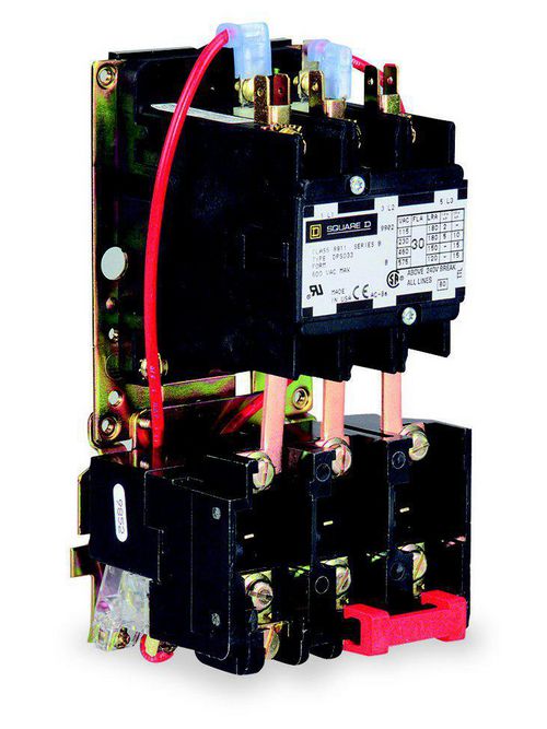 Product image for Square D 8911DPSO53V14 24 VAC 50 Amp 30 Hp Polyphase 3-Pole Open Type Magnetic Definite Purpose Starter
