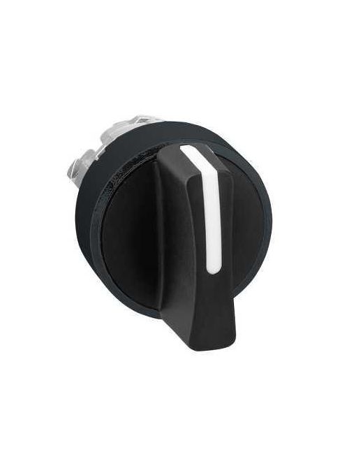 Product image for Square D ZB4BD57 22 mm 3-Position Black Momentary/Maintained/Momentary Lever Non-Illuminated Selector Switch Operator