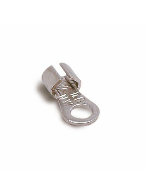 Thomas & Betts NW10-8 #8 Bolt Hole 12-10 AWG Wire Range Non-Insulated High Temperature Ring Terminal Thomas & Betts NW10-8 #8 Bolt Hole 12-10 AWG Wire Range Non-Insulated High Temperature Ring Terminal