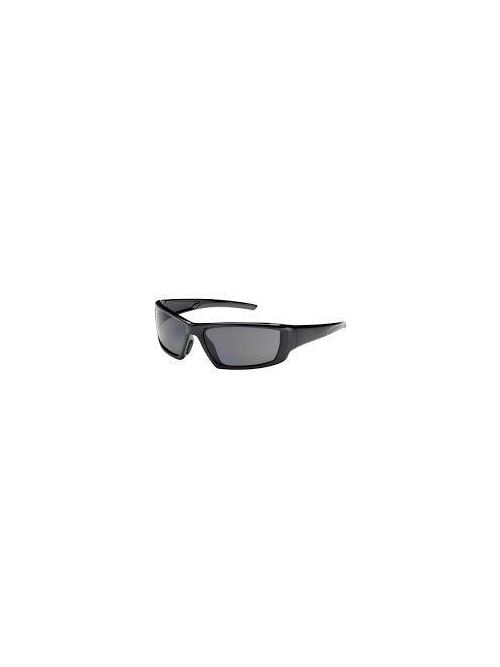 Product image for PIP 250-47-0041 Black Frame Polarized Gray Lens Anti-Scratch/Anti-Fog Coated Universal Safety Glasses