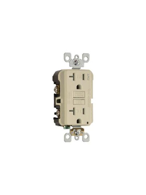 Product image for Pass & Seymour AF-20TRI 20A 125V AFCI Tamper-Resistant Receptacle, Ivory