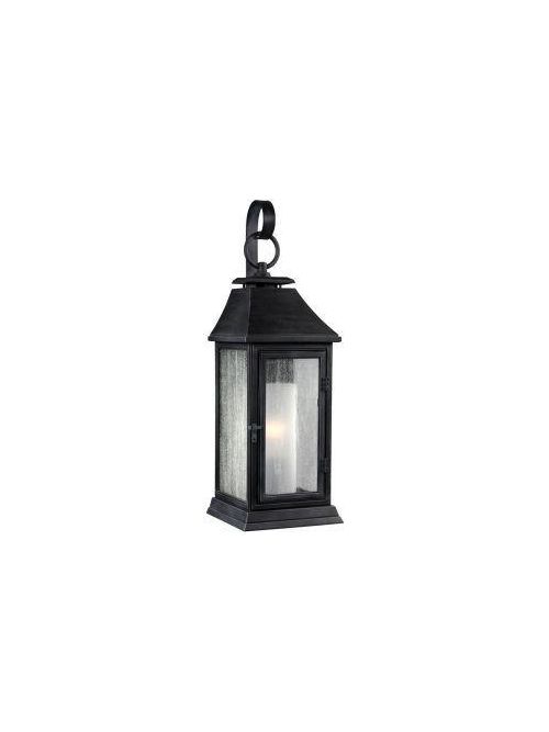 Product image for Shepherd 1 Light Small Wall Lantern - Dark Weathered Zinc